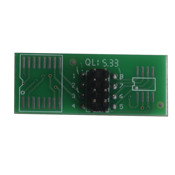 Clip de prueba soic8 sop8 con adaptador para chips de la serie 24 93 25 26