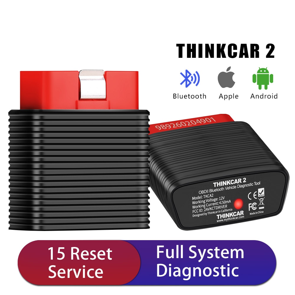 El escáner automático thinkcar 2 profesional obd2 está disponible para el Lector de código de diagnóstico a bordo Ios Android OBD 2, con las mismas funciones que thinkdriver.