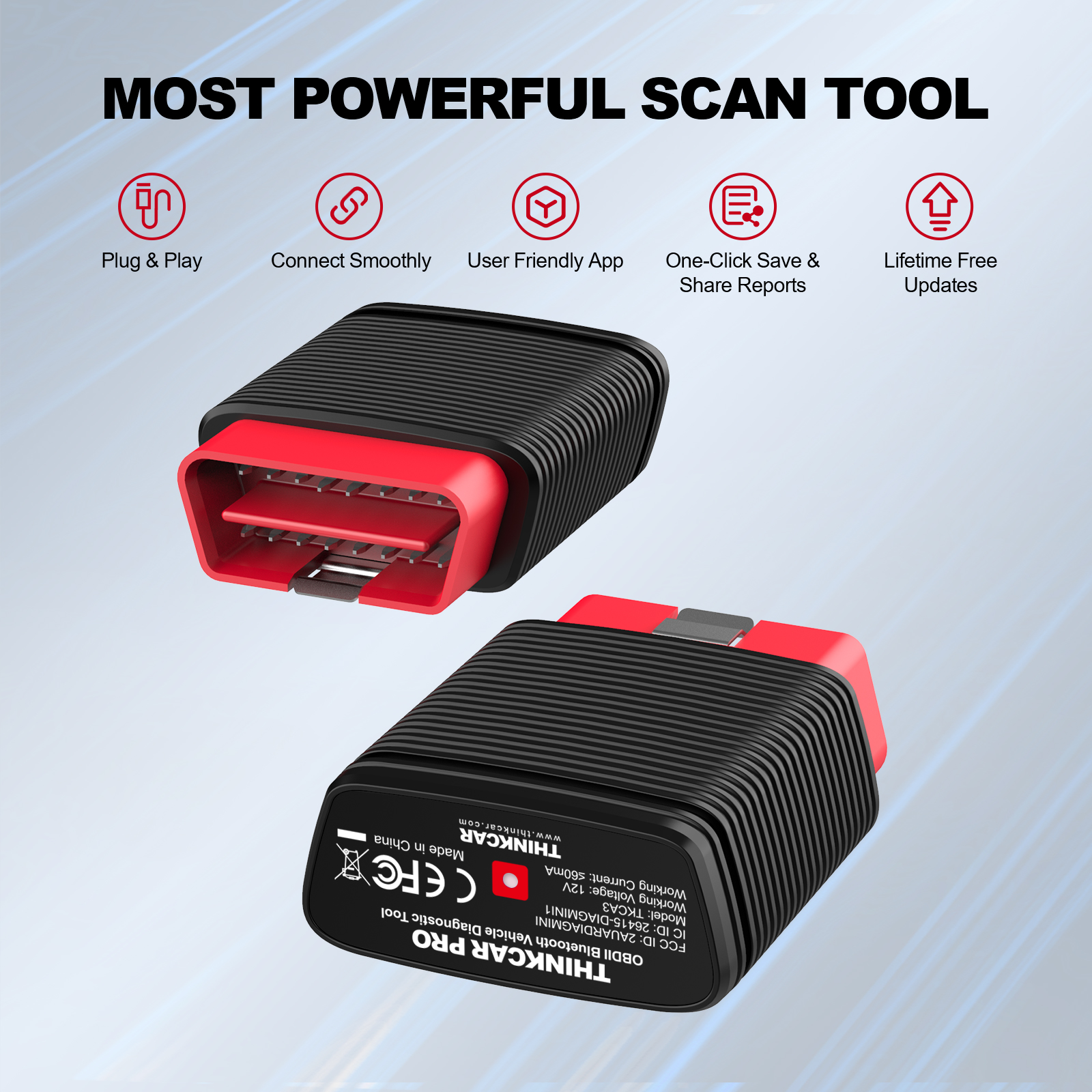 Thinkcar pro Bluetooth obd2 escáner Ios Android herramienta de diagnóstico inteligente para automóviles Oil immo SAS restablece el lector automático de código PK ap200