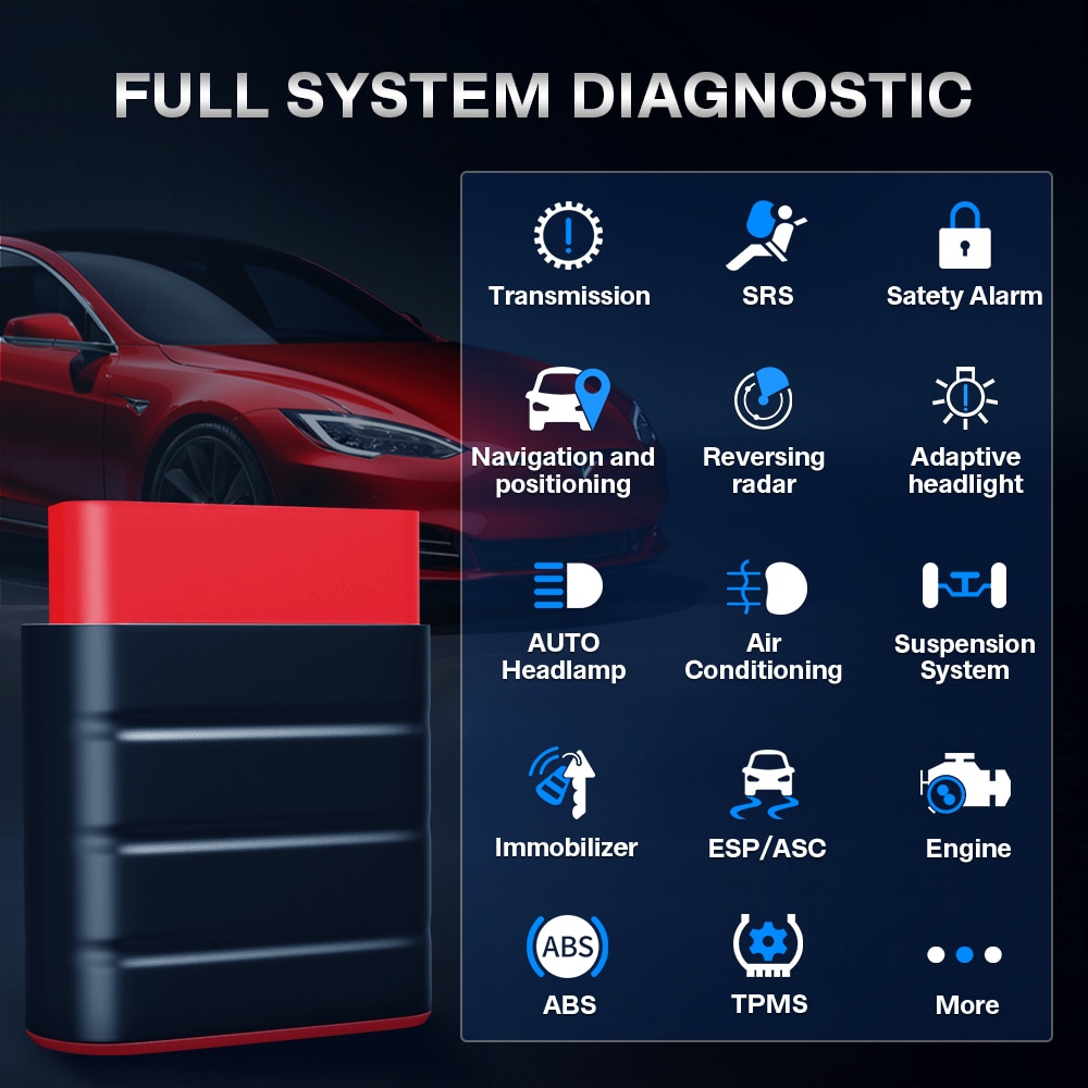 Thinkcar thinkdriver obd2 escaneo de automóviles aceite de diagnóstico de automóviles ABS función de reinicio EPB eobd OBD 2 herramienta de escaneo de código