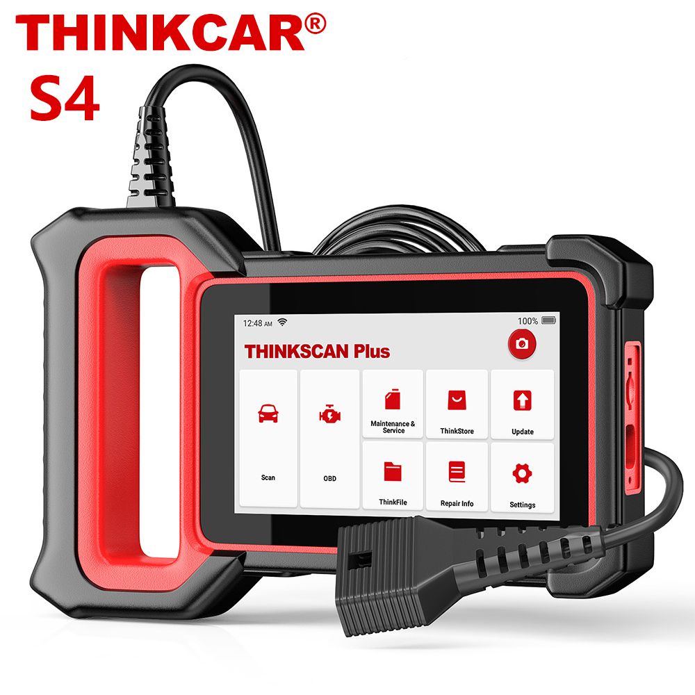 THINKCAR Thinkscan Plus S4 Professional OBD2 Scanner ABS SRS ECM BCM System Oil EPB DPF TPMS Reset Car Diagnostic Tools