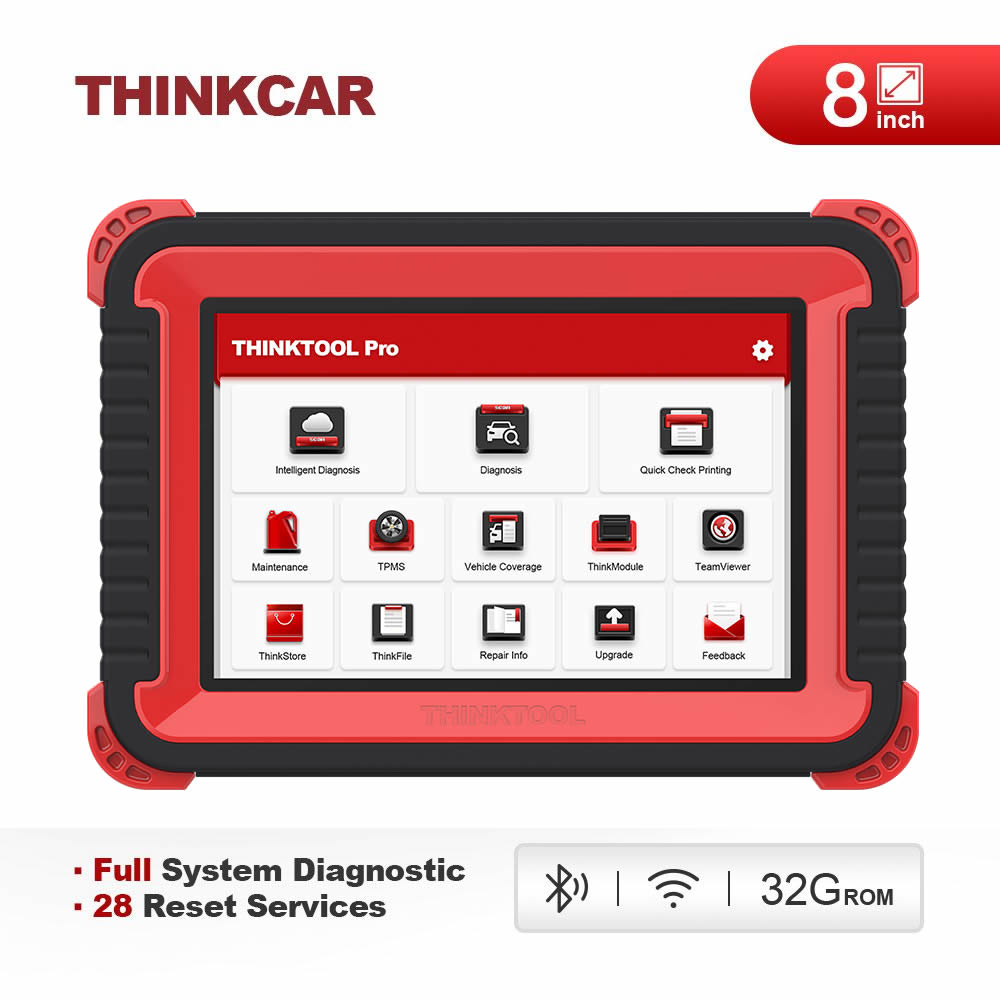 Thinkcar thinktool pro nuevo escáner obd2 profesional 28 restablece el servicio herramienta de diagnóstico automotriz de todo el sistema PK lanza el Lector de código x431