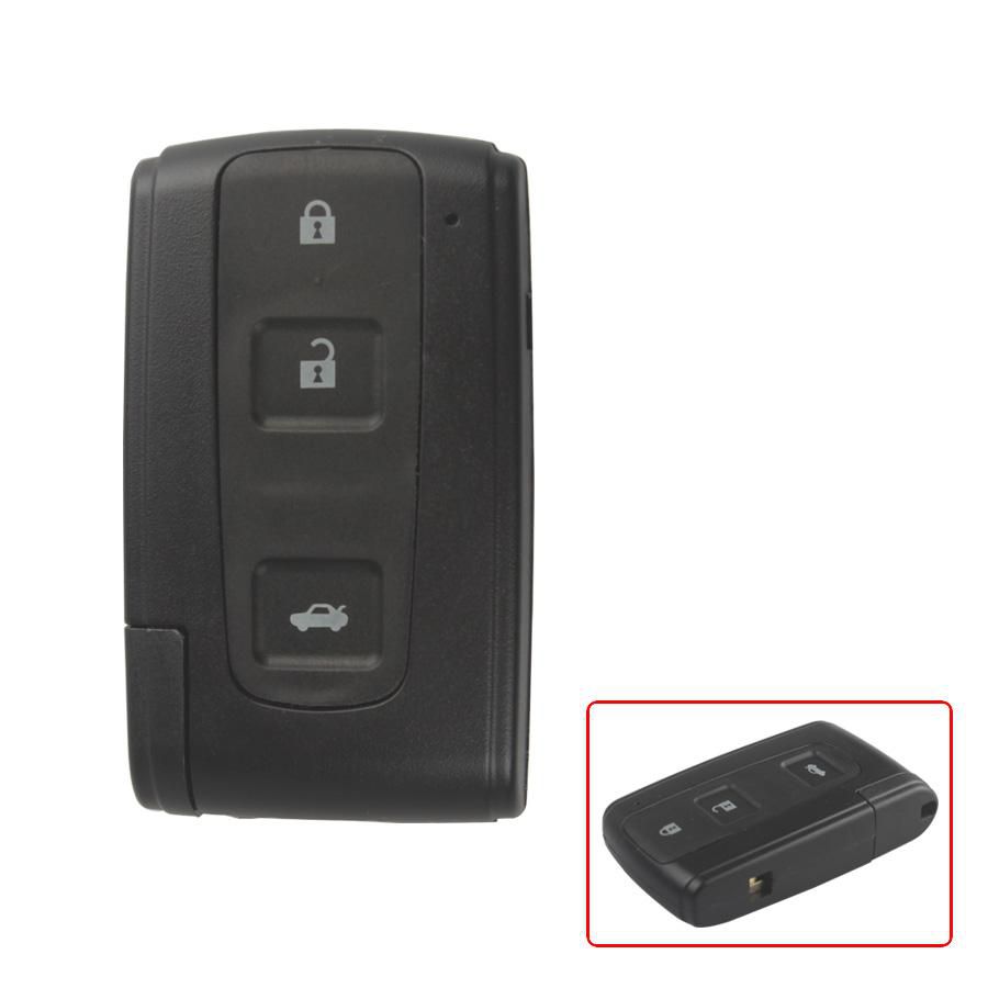 Toyota Crown SMART Key Shell 3 botones (con llavero)