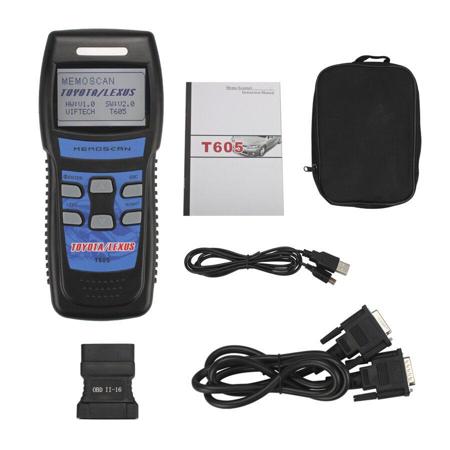 Lector automático de código de falla obd2 momoscan t605 de Toyota / Lexus