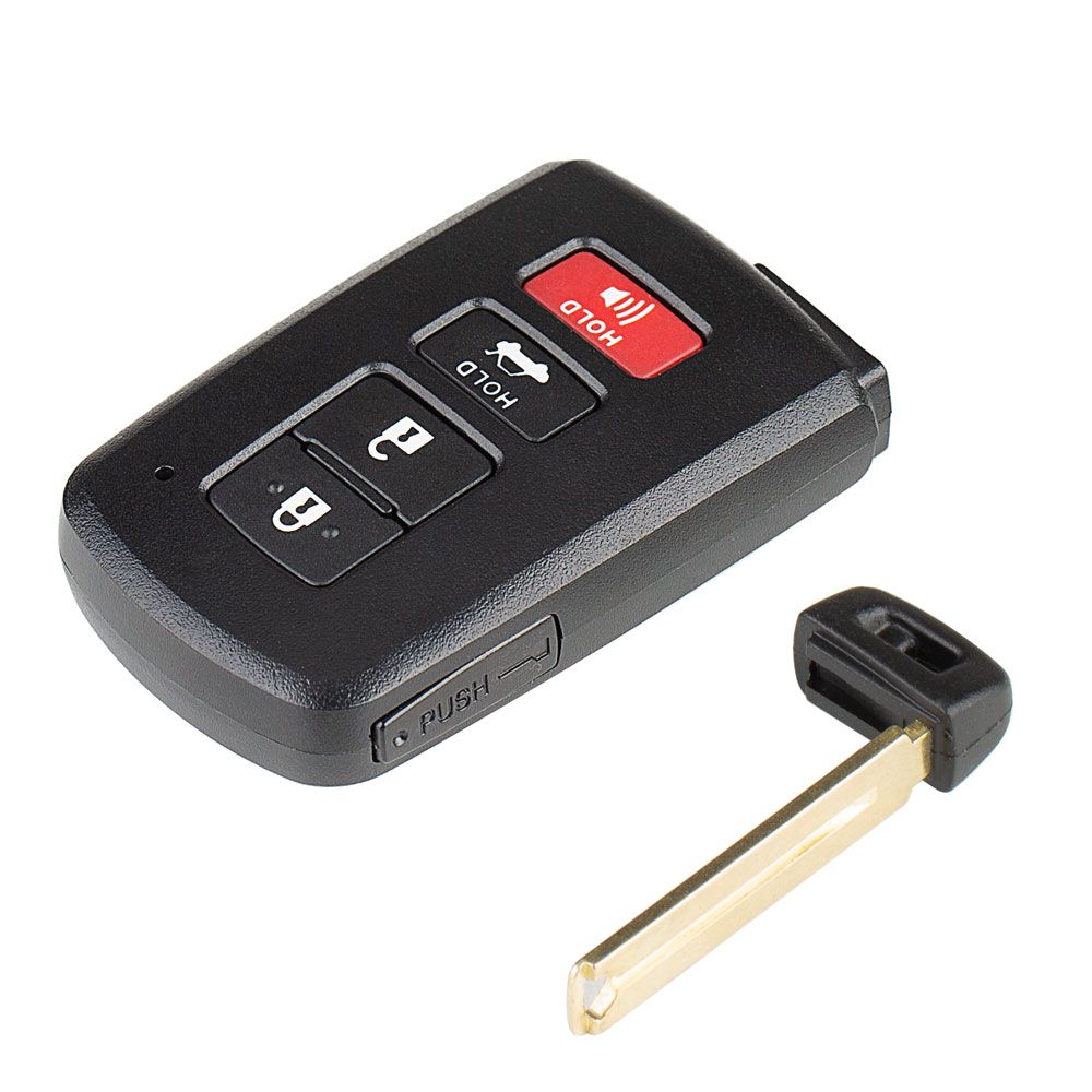 Xhorse vvdi Toyota XM SMART Key Shell 1742 con 3 + 1 botón 5 piezas / lote