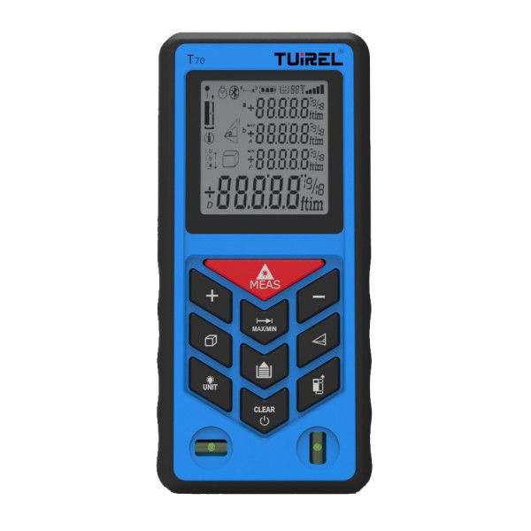 Tuirel T70 Handheld 70m/229ft/2755in Laser Distance Meter Range Finder Measure Instrument Diastimeter Ship From HK/US