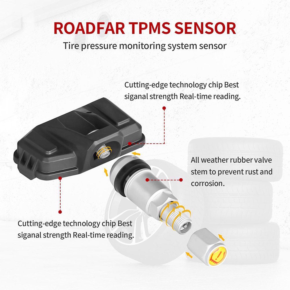 Tipo - bmw2 - 433 sensor tpms programable universal