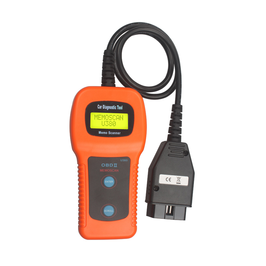 Lector de código de falla del escáner del motor u380 OBDII obd2 eobd