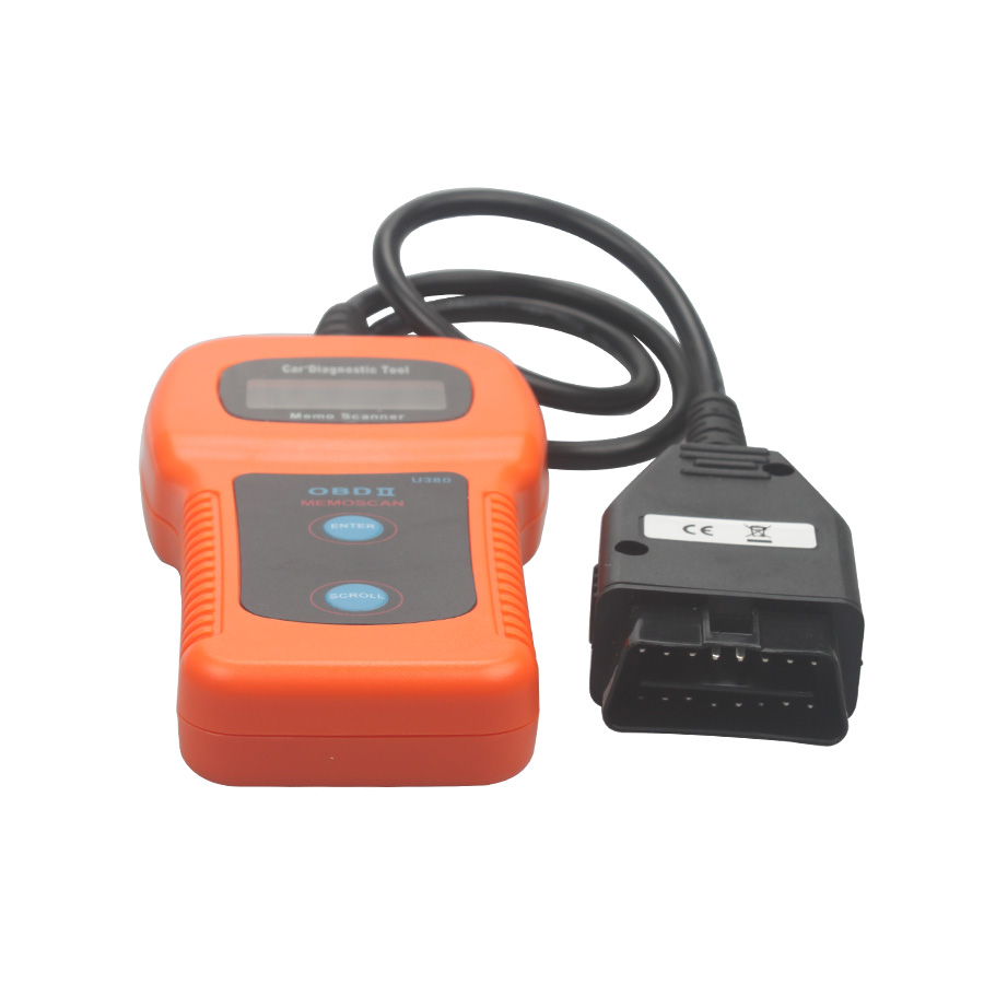 Lector de código de falla del escáner del motor u380 OBDII obd2 eobd