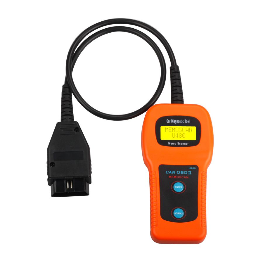 U480 obd2 can bus y memorándum del lector de Código del motor escanean el Lector de código u480 u480 obd2 OBDII escáner de motor de diagnóstico automático de automóviles o camiones