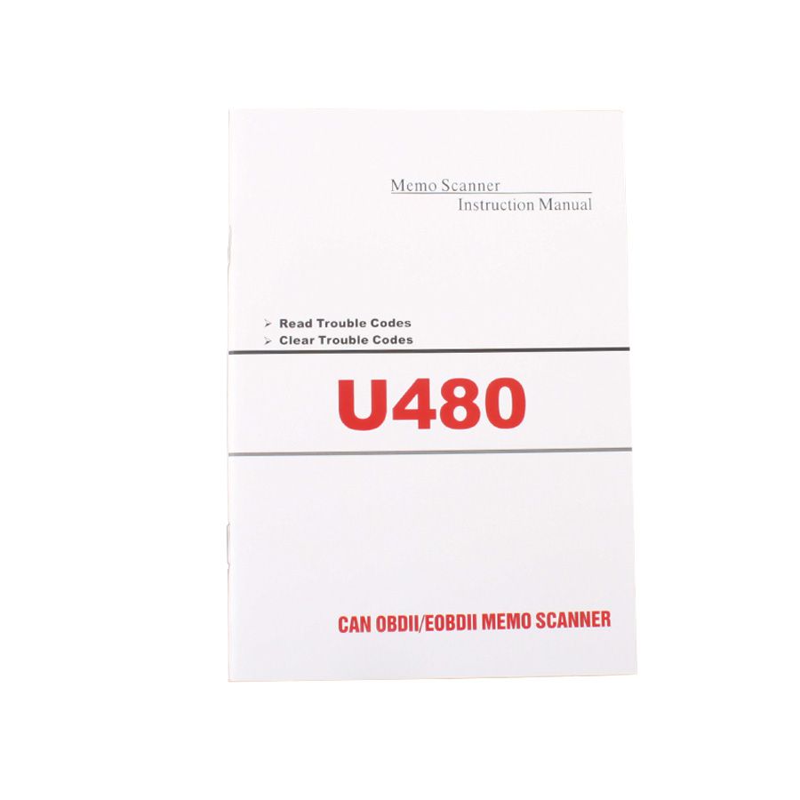 U480 obd2 can bus y memorándum del lector de Código del motor escanean el Lector de código u480 u480 obd2 OBDII escáner de motor de diagnóstico automático de automóviles o camiones