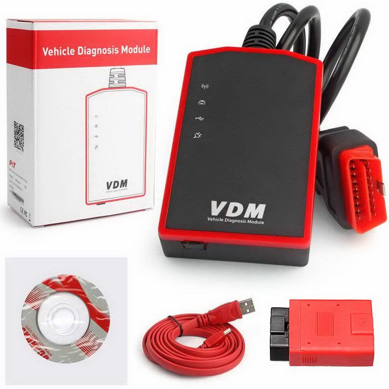 VDM UCANDAS Wireless Automotive Diagnosis System with Honda Adapter Support Andriod V5.2