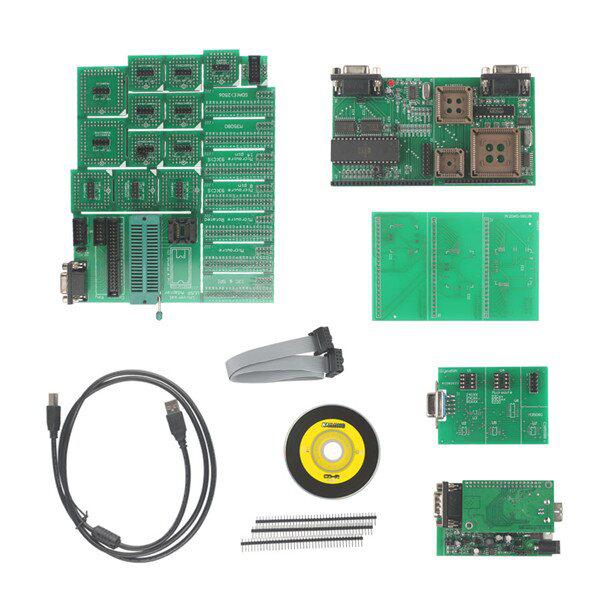 El programador USB de la UPA v1.3.0.14, con un conector completo