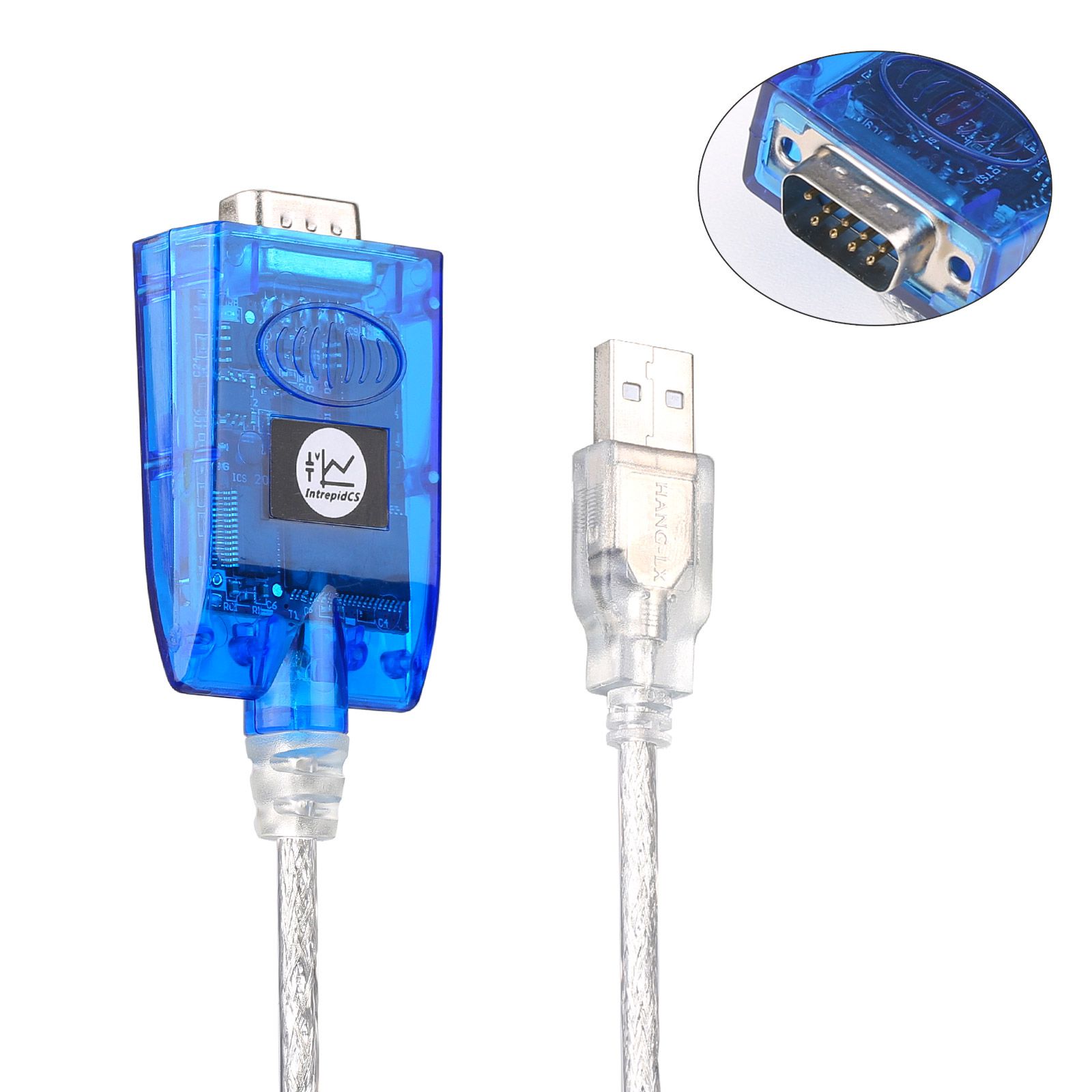 El dispositivo de prueba de la red can del automóvil USB V - can3 está conectado a la red can de alimentación automática de PC y usb.