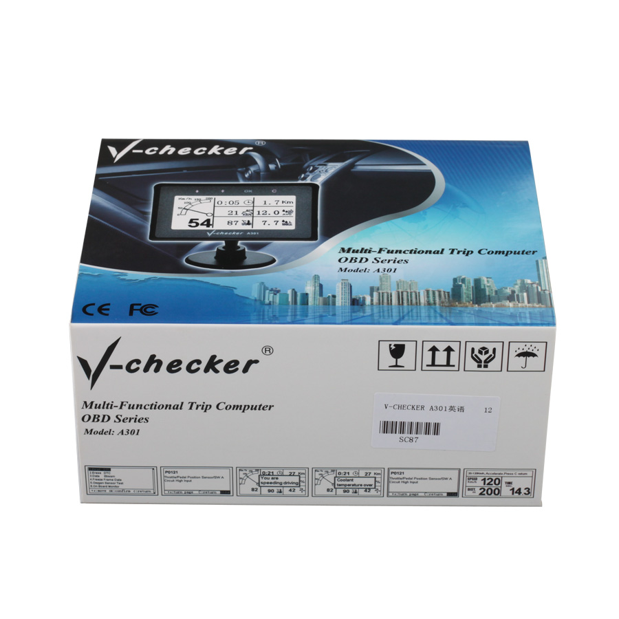 V - Checker a301 computadora de conducción multifuncional