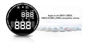 V-checker H501 Head Up Display for OBD1 OBD2 JOBD EOBD Vehicles