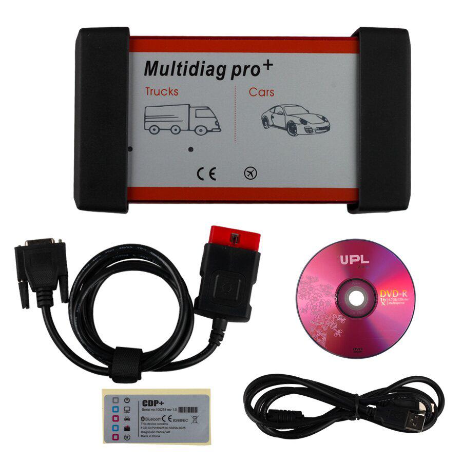 V2017.01 nuevo diseño multiliag pro +, para automóviles / camiones sin Bluetooth y obd2