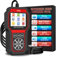 V600 DTC Lookup Fault Code Car Diagnostic Tool Professional Battery voltage detection Diagnostic Oxygen Sensor Test OBD2 Scanner