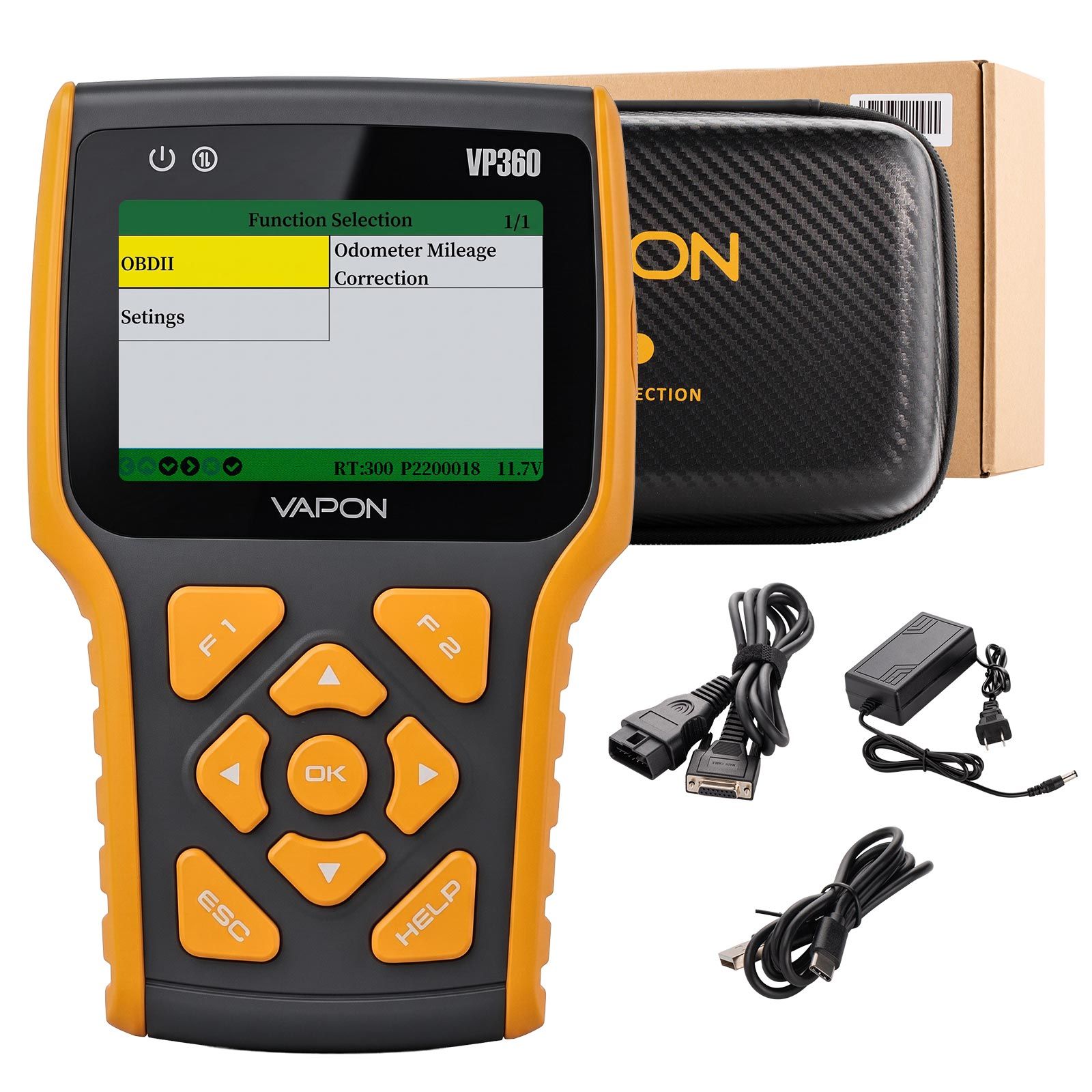 2026 VAPON VP360 Professional OBD Odometer Correction Tool/ Read/clear DTC 2-in-1 Handheld Programmer