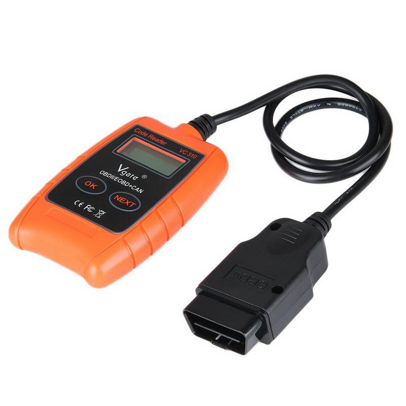 Vc310 obd2 OBDII eobd can lector automático de código de escaneo y herramienta de diagnóstico de vehículos limpios