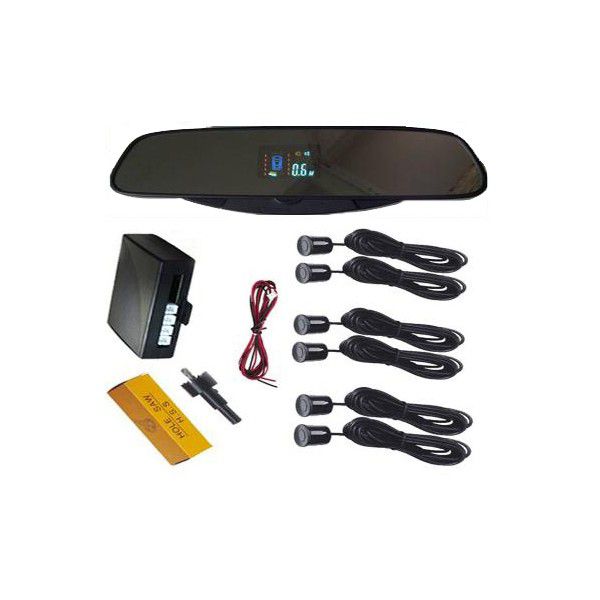 VFD Rearview Mirror LED Display Parking Sensor