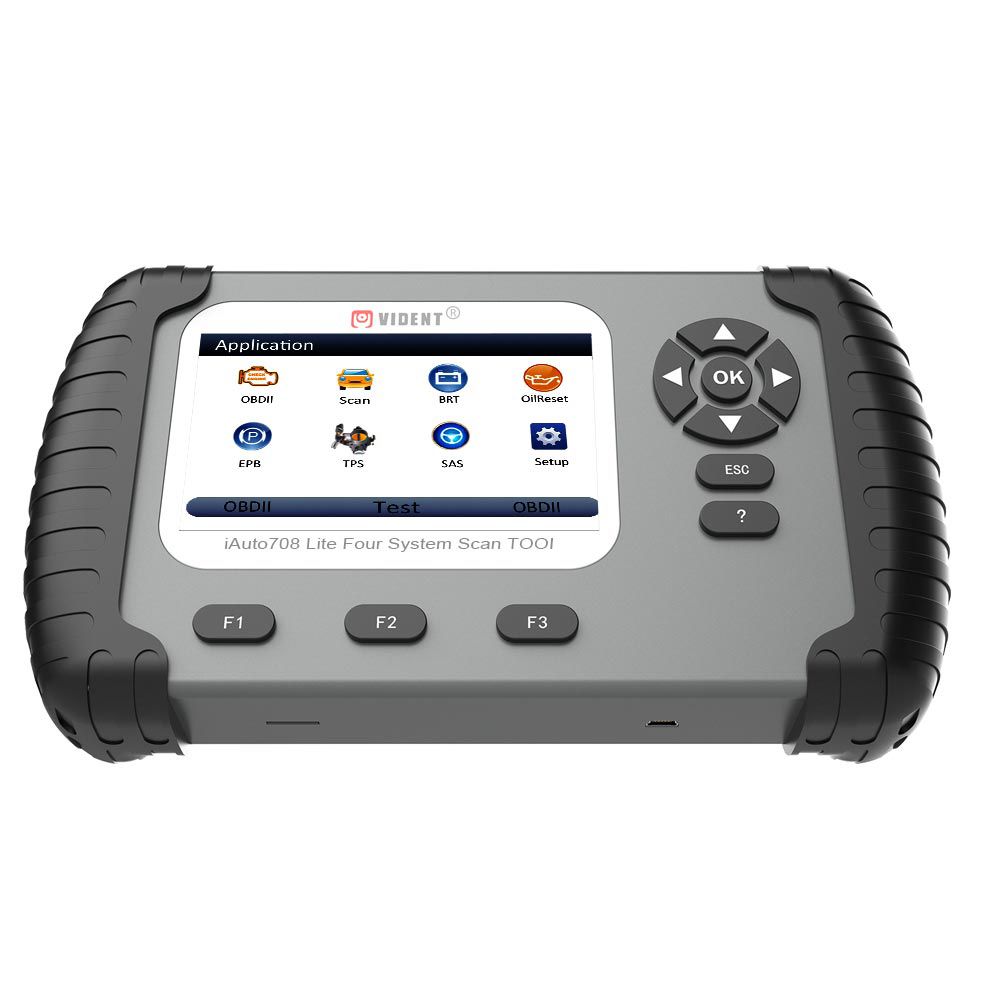 VIDENT iAuto708 Lite Professional Four System Scan Tool OBDII Scanner Car Diagnostic Tool