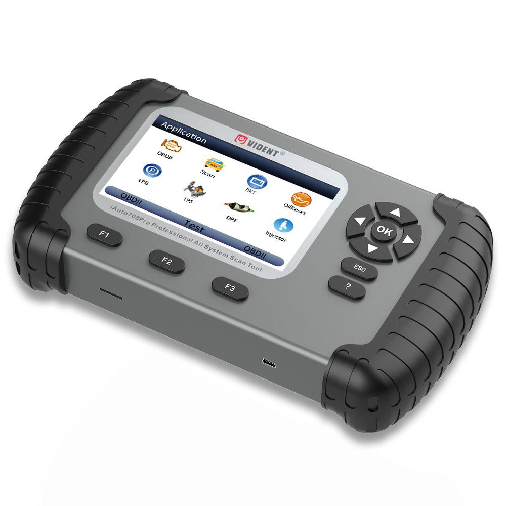 VIDENT iAuto708 Pro Professional All System Scan Tool OBDII Scanner Car Diagnostic Tool