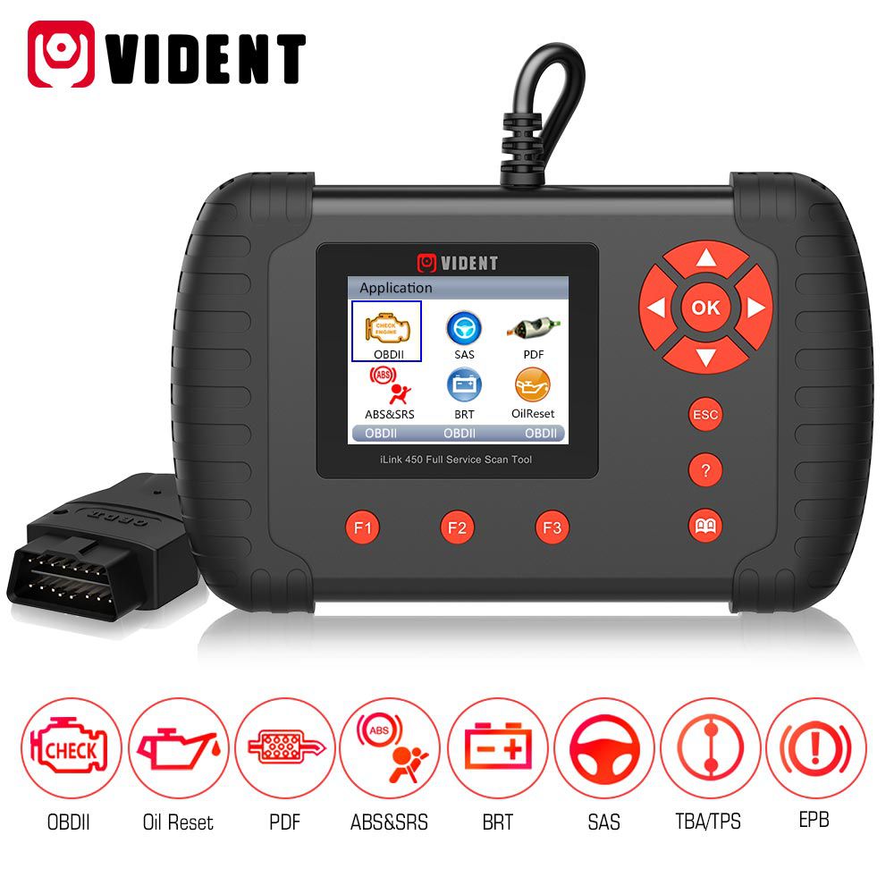 Vident ilink450 ABS & SRS restart / DPF / Battery Configuration full set of repair Tools