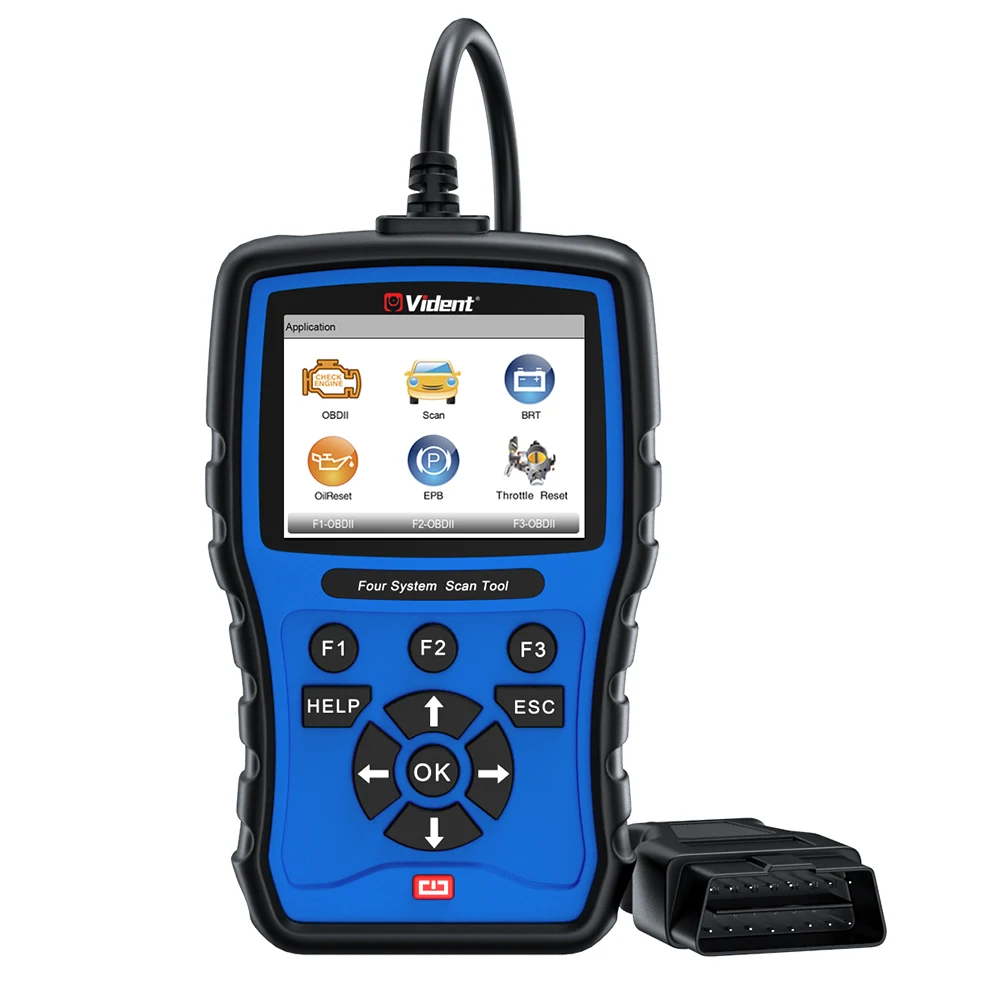 Vident ILink304 OBD2 Automotive Scanner 4 System Car Diagnostic Tool Oil EPB SAS BMS Reset Service Code Reader Free Update
