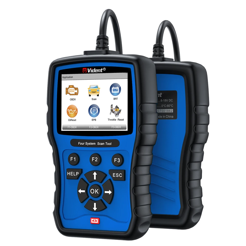 Vident ILink304 OBD2 Automotive Scanner 4 System Car Diagnostic Tool Oil EPB SAS BMS Reset Service Code Reader Free Update