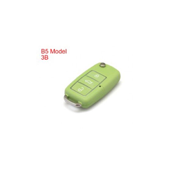 Remote Key Shell 3 Buttons With Waterproof(Green) for Volkswagen B5 Type 5pcs/lot