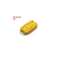 Volkswagen B5 5 5 / lote con carcasa de llave de control remoto impermeable (amarillo limón) 3 botones
