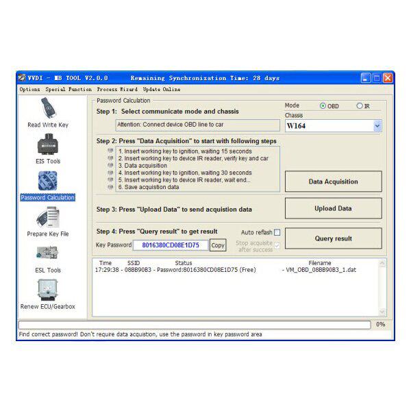 Vvdi2 Bag mbtool Benz password Computing Token