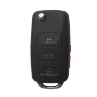 Volkswagen Touareg 5 piezas / lote de carcasa de llave de control remoto (3 + 1) botón