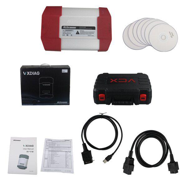 VXDIAG MULTI Diagnostic Tool 4 in 1 for HONDA V3.014+FORD & MAZDA V98+JLR V141 WIN XP/WIN 7/WIN8/WIN10