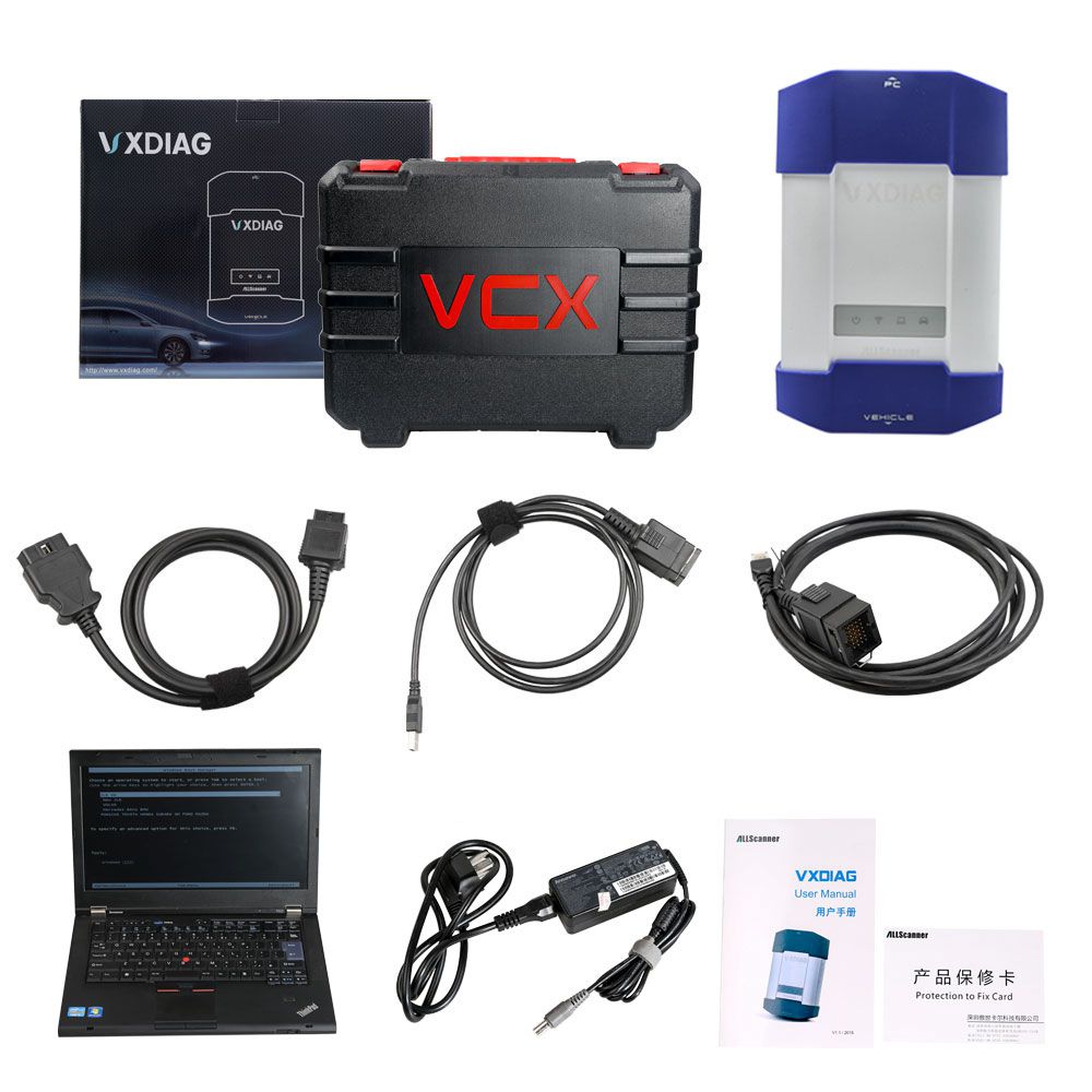 VXDIAG Multi Diagnostic Tool for Full Brands HONDA/GM/VW/FORD/MAZDA/TOYOTA/Subaru/VOLVO/ BMW/BENZ with 2TB HDD & Lenovo T440