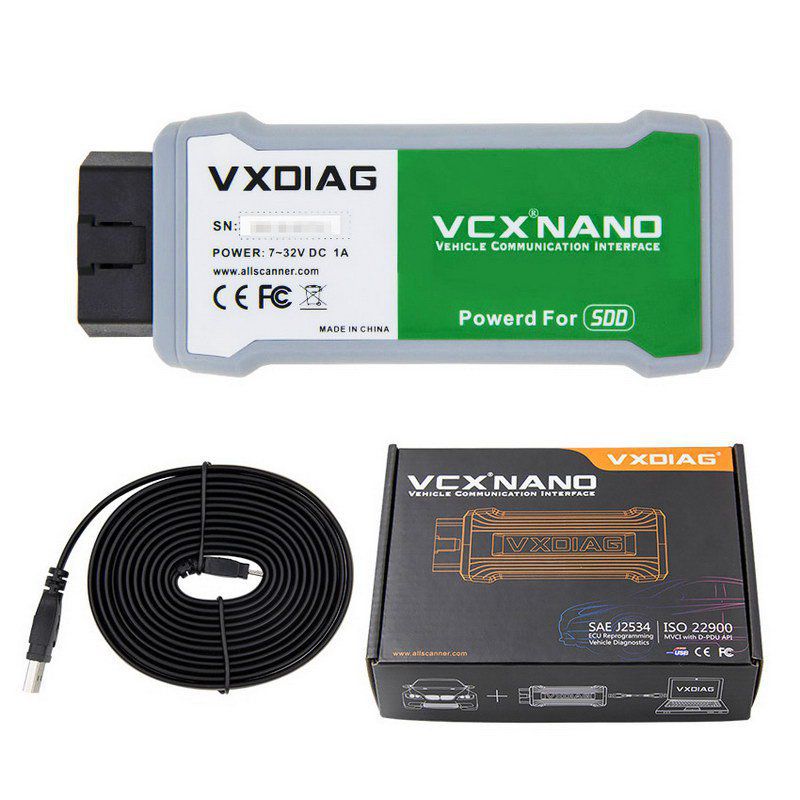 Vxdiag vcx Nano para versiones de ingenieros fuera de línea del software Land Rover y Jaguar SDD v160