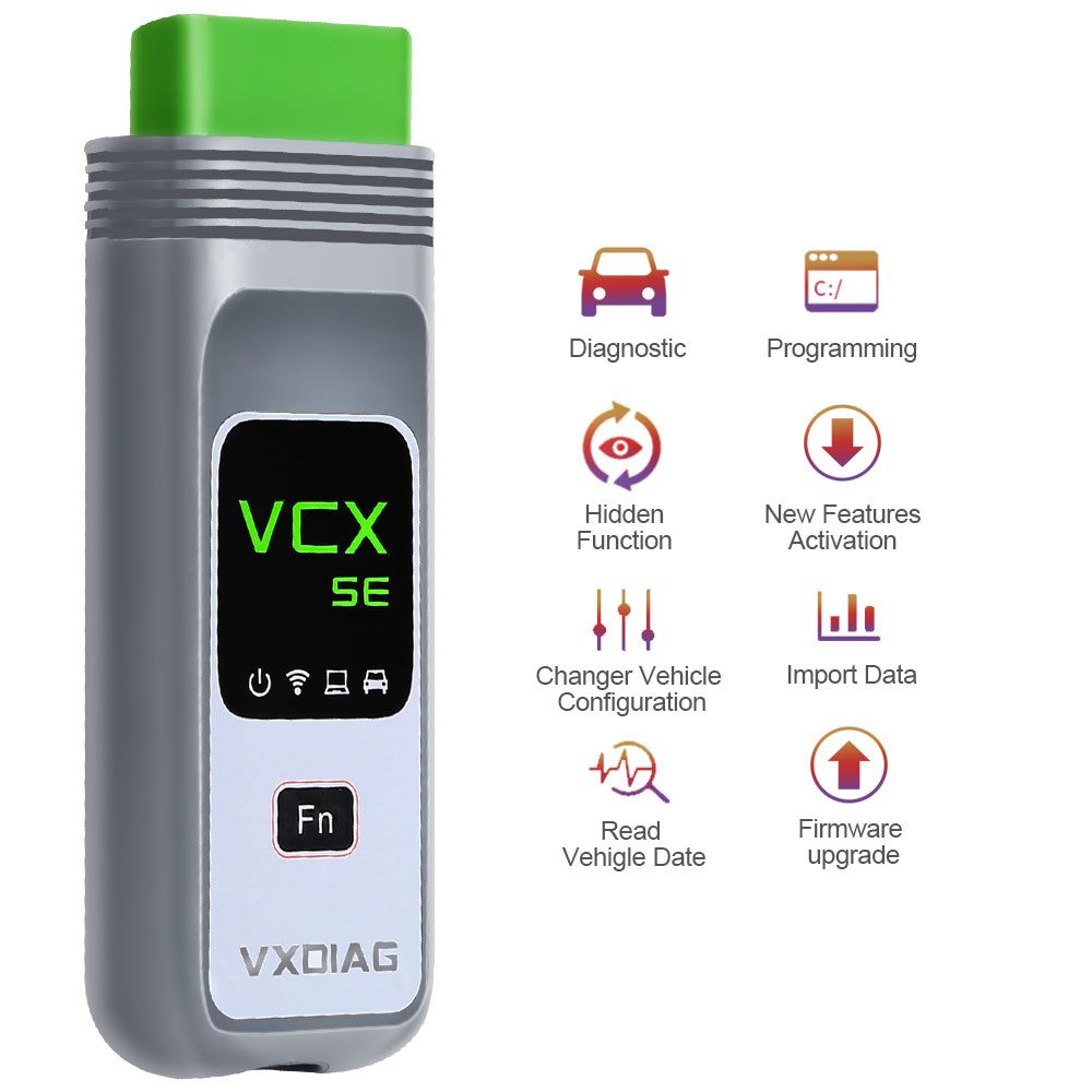 Vxdiag vcx se pro herramienta de diagnóstico con 3 software de automóviles gratuito General Motors / FORD / Mazda / Volkswagen / Audi / honda / Volvo / Toyota / Jaguar Land Rover / Subaru