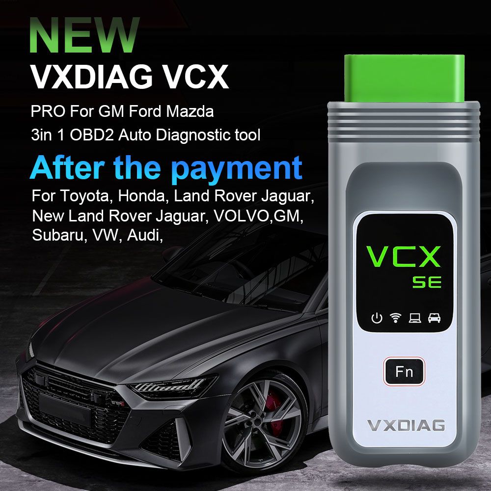 Vxdiag vcx se pro herramienta de diagnóstico con 3 software de automóviles gratuito General Motors / FORD / Mazda / Volkswagen / Audi / honda / Volvo / Toyota / Jaguar Land Rover / Subaru