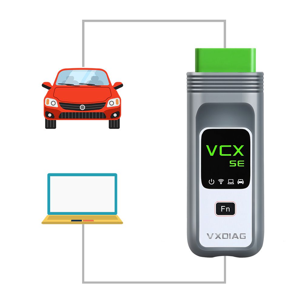 Vxdiag vcx se pro herramienta de diagnóstico con 3 software de automóviles gratuito General Motors / FORD / Mazda / Volkswagen / Audi / honda / Volvo / Toyota / Jaguar Land Rover / Subaru