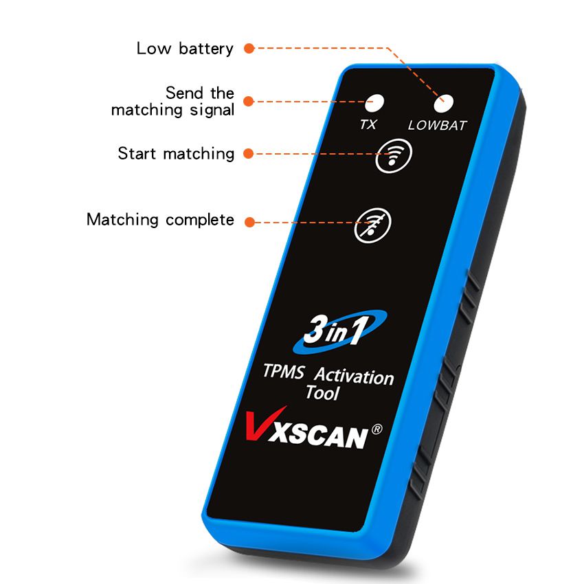 VXSCAN 3 in 1 Tire Pressure TPMS Activation Tool for TOYATA/GM/FORD