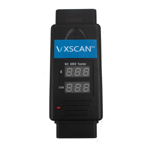 Probador vxscan N2 OBD para pruebas de líneas K y can