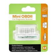 适用于iOS/Android/Windows汽车诊断接口的白色MINI OBD2 V4.0最新ELM327 OBDII OBD2 EOBD代码扫描仪