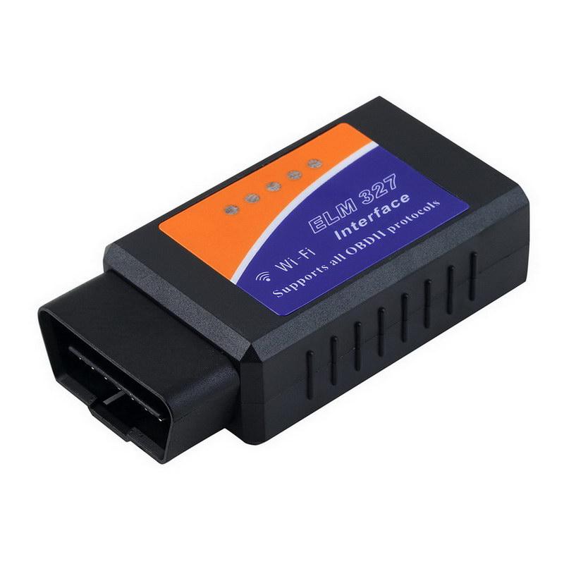 Wifi elm327 inalámbrico obd2 detector de fallas del conector del escáner automático para iPhone iPad