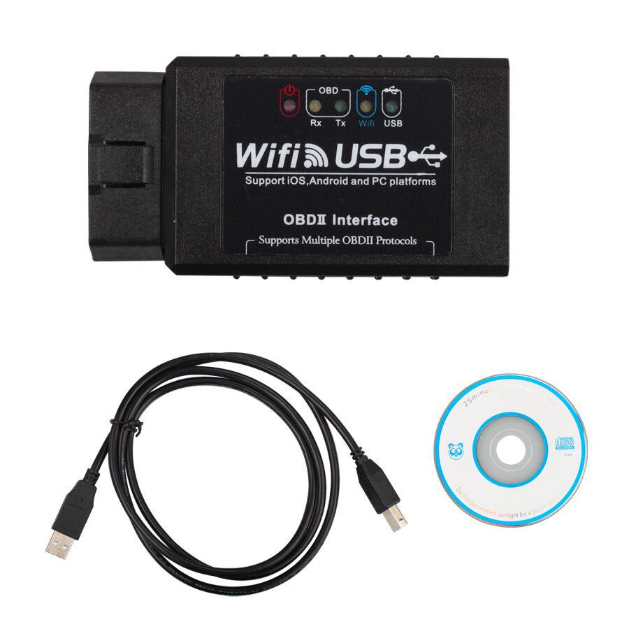 Wifi327 WiFi USB obd2 eobd detector de fallas