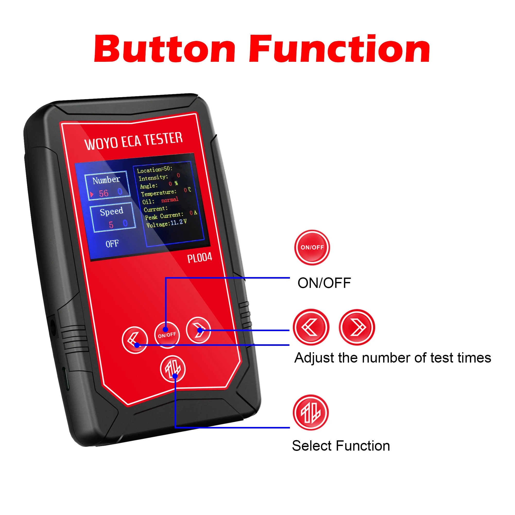 WOYO PL004 ECA Tester For Scania Truck Electric Clutch Actuator Diagnostic Tool Module Test on Bench Repair Workshop Tool