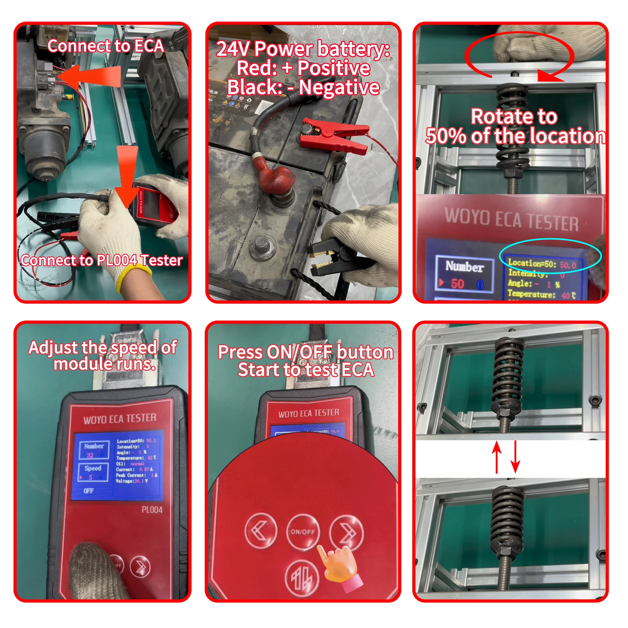 WOYO PL004 ECA Tester For Scania Truck Electric Clutch Actuator Diagnostic Tool Module Test on Bench Repair Workshop Tool