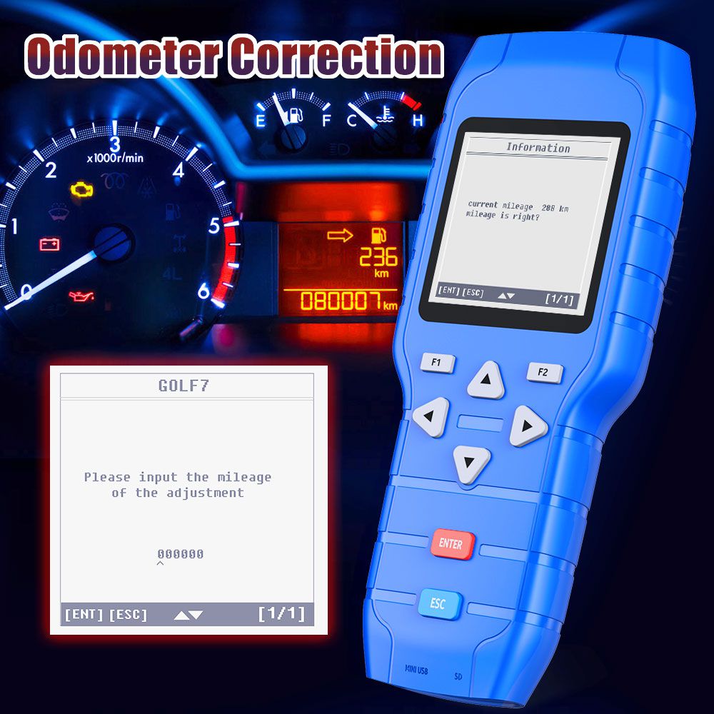 Tipo de programador de claves automáticas obdstar X - 100 pro (c + d) para immo + Odómetro + software OBD