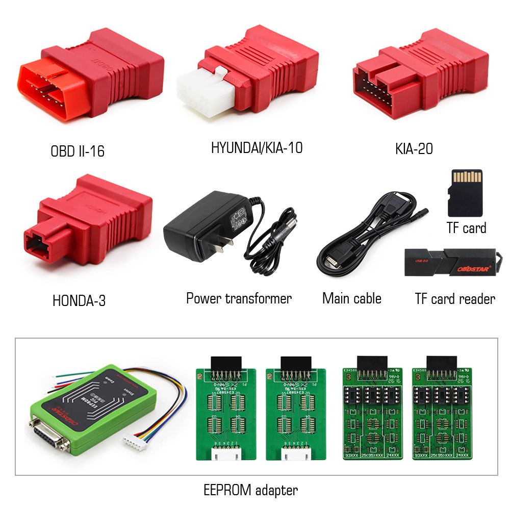 Tipo de programador de claves automáticas obdstar X - 100 pro (c + d) para immo + Odómetro + software OBD