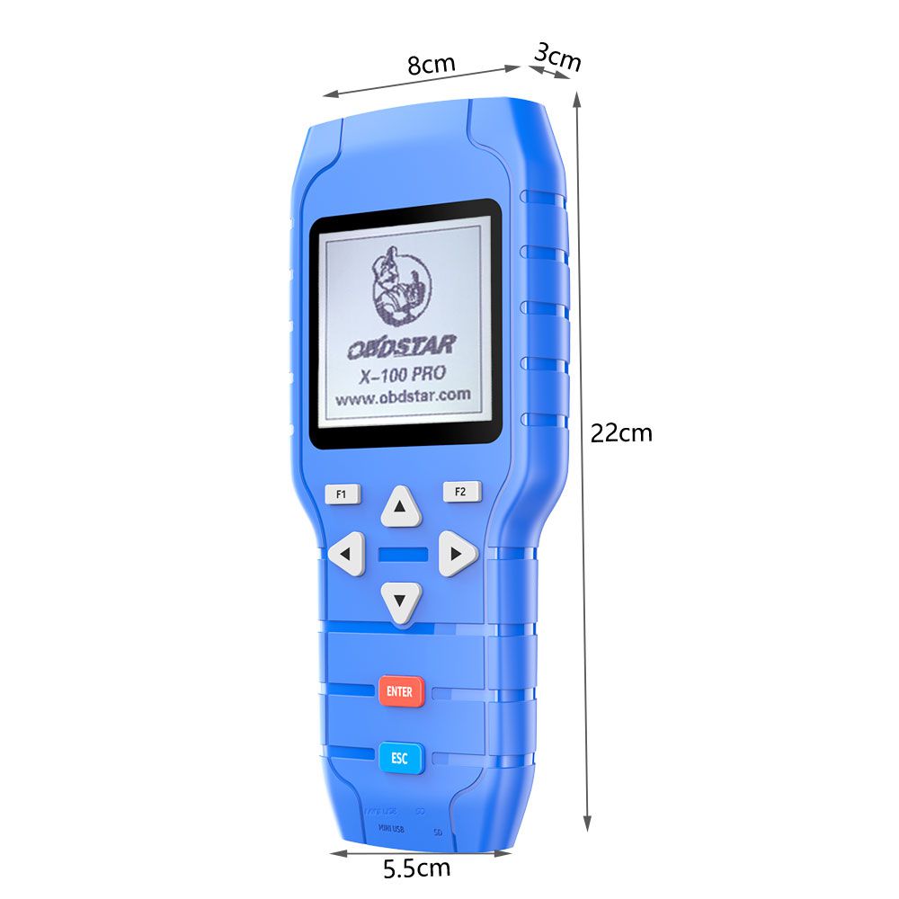 OBDSTAR X-100 PRO Auto Key Programmer (C+D) Type for IMMO+Odometer+OBD Software